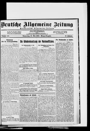 Deutsche allgemeine Zeitung vom 27.05.1920