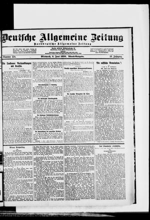 Deutsche allgemeine Zeitung vom 02.06.1920