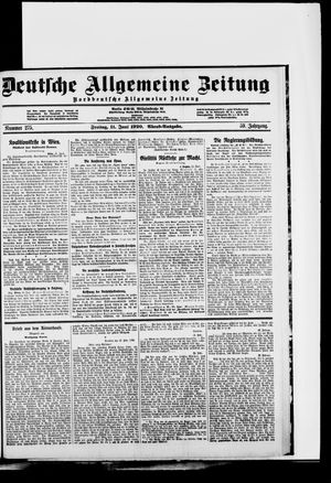 Deutsche allgemeine Zeitung vom 11.06.1920