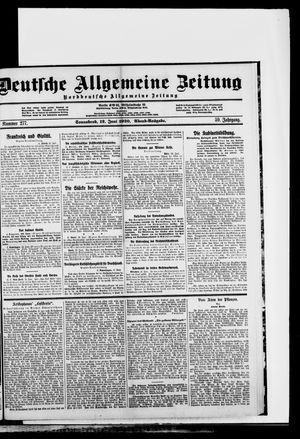 Deutsche allgemeine Zeitung vom 12.06.1920