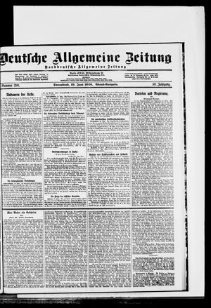 Deutsche allgemeine Zeitung vom 19.06.1920