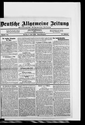 Deutsche allgemeine Zeitung vom 02.07.1920