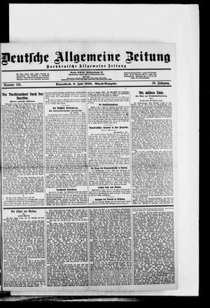 Deutsche allgemeine Zeitung vom 03.07.1920