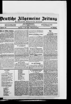 Deutsche allgemeine Zeitung vom 04.07.1920