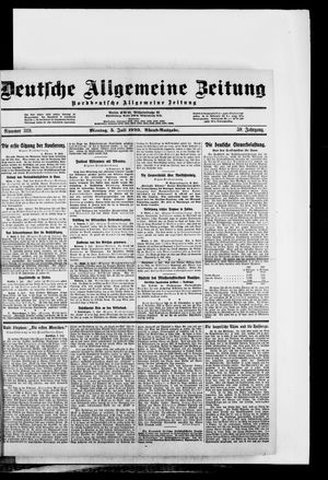 Deutsche allgemeine Zeitung vom 05.07.1920