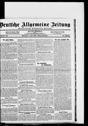 Deutsche allgemeine Zeitung vom 07.07.1920