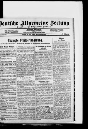 Deutsche allgemeine Zeitung vom 09.07.1920