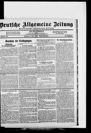 Deutsche allgemeine Zeitung vom 09.07.1920