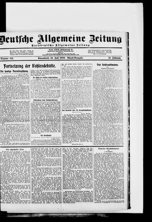 Deutsche allgemeine Zeitung on Jul 10, 1920