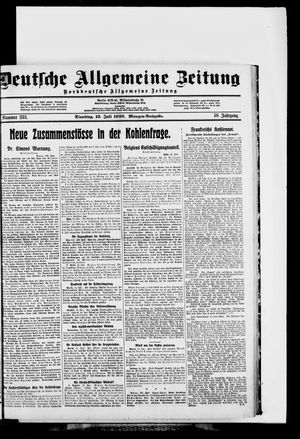 Deutsche allgemeine Zeitung vom 13.07.1920