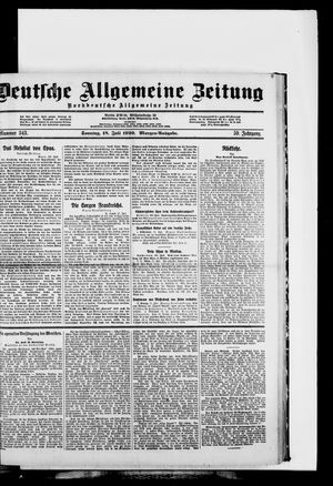 Deutsche allgemeine Zeitung vom 18.07.1920
