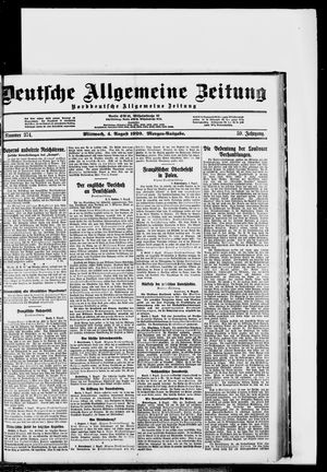 Deutsche allgemeine Zeitung vom 04.08.1920