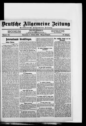 Deutsche allgemeine Zeitung vom 02.10.1920