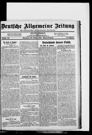 Deutsche allgemeine Zeitung vom 30.10.1920