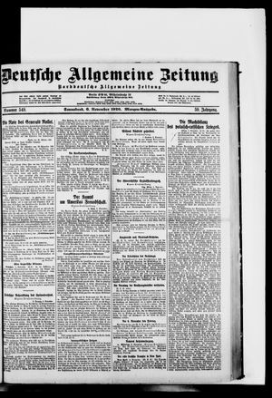 Deutsche allgemeine Zeitung on Nov 6, 1920