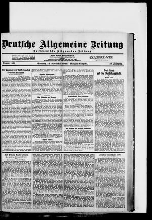 Deutsche allgemeine Zeitung on Nov 14, 1920