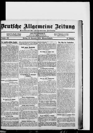 Deutsche allgemeine Zeitung vom 19.11.1920