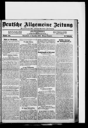 Deutsche allgemeine Zeitung vom 04.12.1920