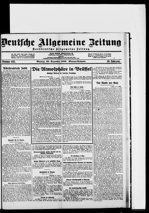 Deutsche allgemeine Zeitung vom 20.12.1920