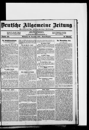 Deutsche allgemeine Zeitung vom 22.12.1920