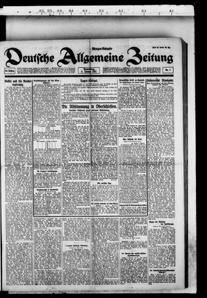 Deutsche allgemeine Zeitung vom 06.01.1921