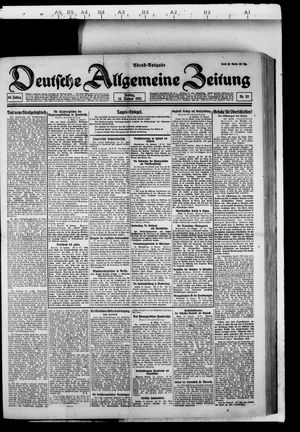 Deutsche allgemeine Zeitung on Jan 14, 1921