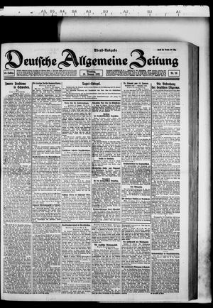 Deutsche allgemeine Zeitung vom 18.01.1921