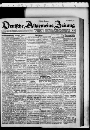 Deutsche allgemeine Zeitung on Jan 20, 1921
