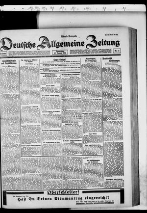 Deutsche allgemeine Zeitung vom 27.01.1921
