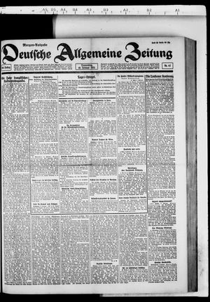Deutsche allgemeine Zeitung on Feb 10, 1921