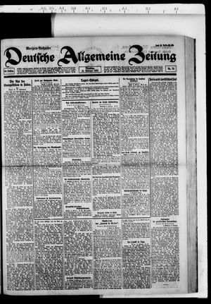 Deutsche allgemeine Zeitung vom 15.02.1921