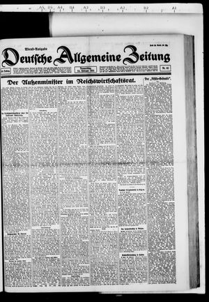Deutsche allgemeine Zeitung on Feb 24, 1921