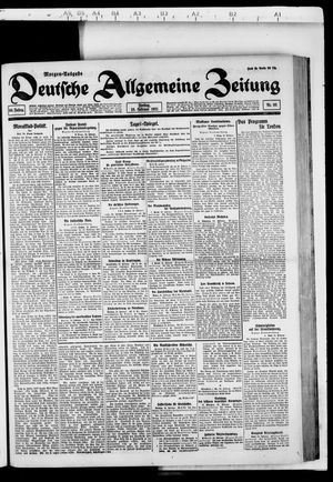 Deutsche allgemeine Zeitung vom 25.02.1921