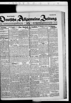 Deutsche allgemeine Zeitung vom 01.03.1921