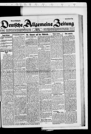 Deutsche allgemeine Zeitung vom 09.03.1921