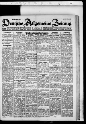 Deutsche allgemeine Zeitung on Mar 10, 1921