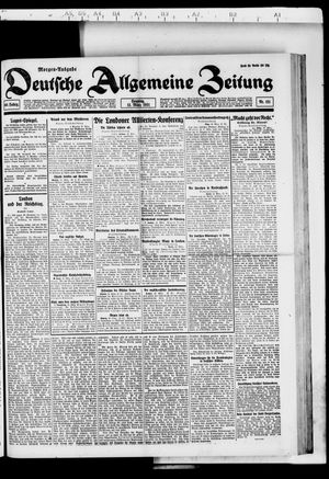 Deutsche allgemeine Zeitung vom 13.03.1921