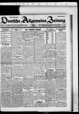 Deutsche allgemeine Zeitung on Mar 22, 1921