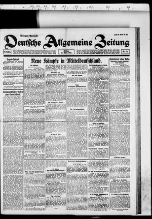 Deutsche allgemeine Zeitung on Mar 25, 1921