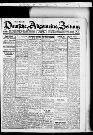 Deutsche allgemeine Zeitung vom 14.04.1921