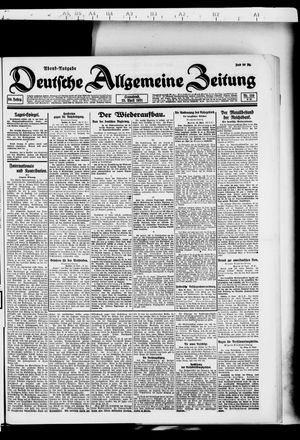 Deutsche allgemeine Zeitung vom 23.04.1921