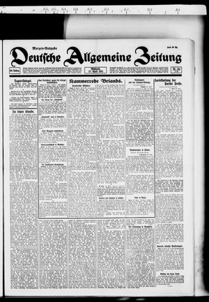 Deutsche allgemeine Zeitung vom 27.04.1921