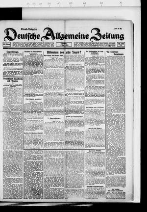 Deutsche allgemeine Zeitung on May 2, 1921