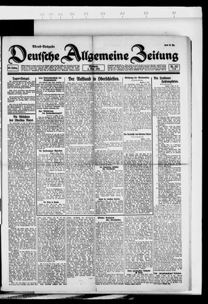 Deutsche allgemeine Zeitung on May 4, 1921