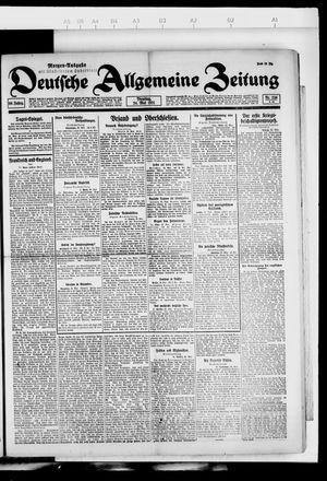 Deutsche allgemeine Zeitung on May 24, 1921