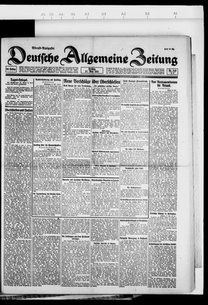 Deutsche allgemeine Zeitung on May 27, 1921