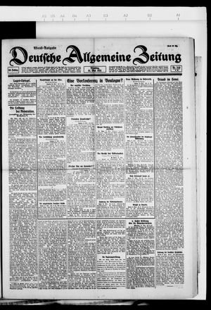 Deutsche allgemeine Zeitung on May 31, 1921
