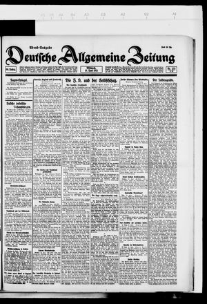 Deutsche allgemeine Zeitung vom 15.06.1921