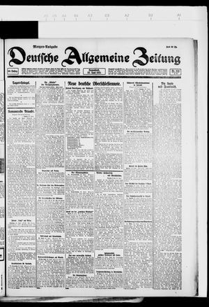 Deutsche allgemeine Zeitung vom 25.06.1921