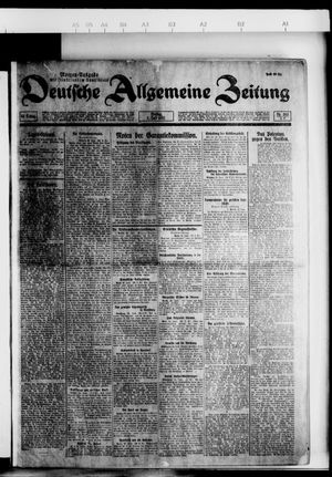 Deutsche allgemeine Zeitung vom 01.07.1921